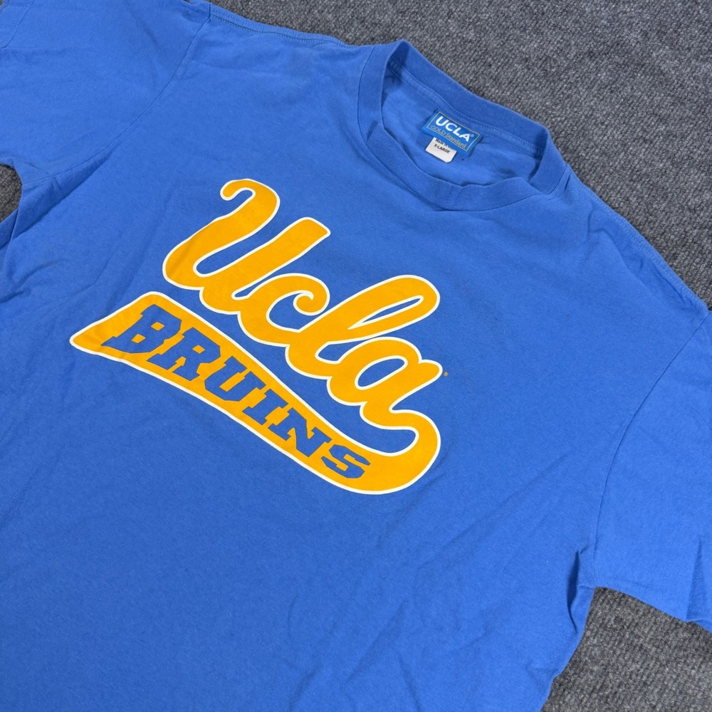 Vintage UCLA Bruins T-Shirt Cotton Blue XL Gorpcore Streetwear Collegiate
